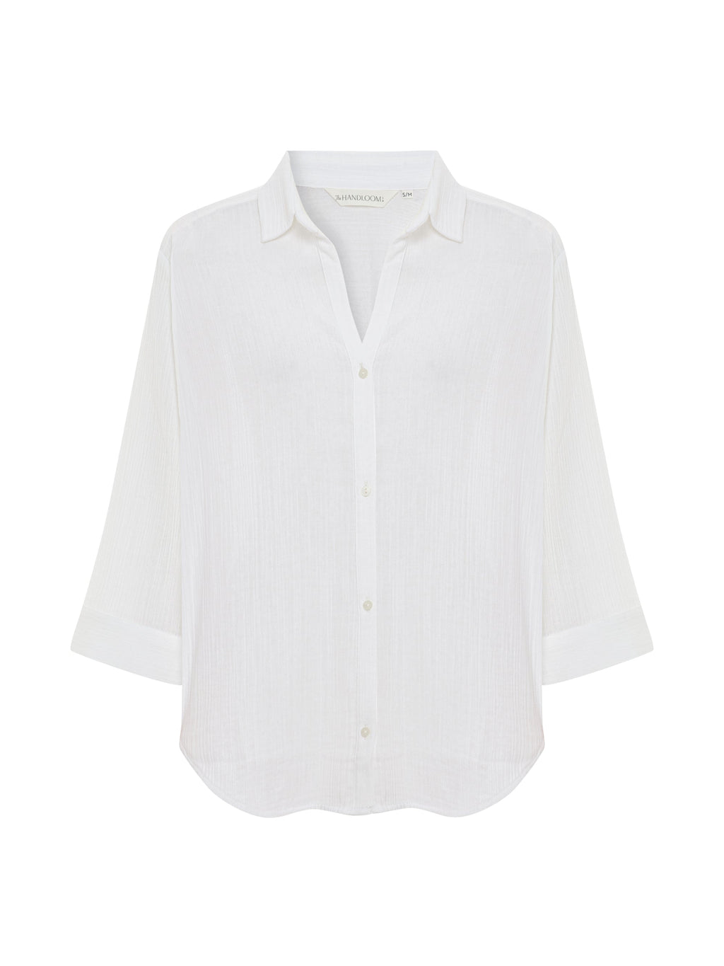 Aura Maxi Shirt - White
