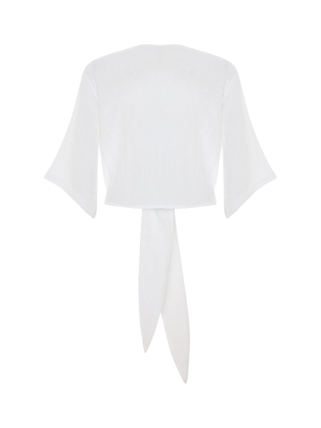 Aura Wrap Top - White
