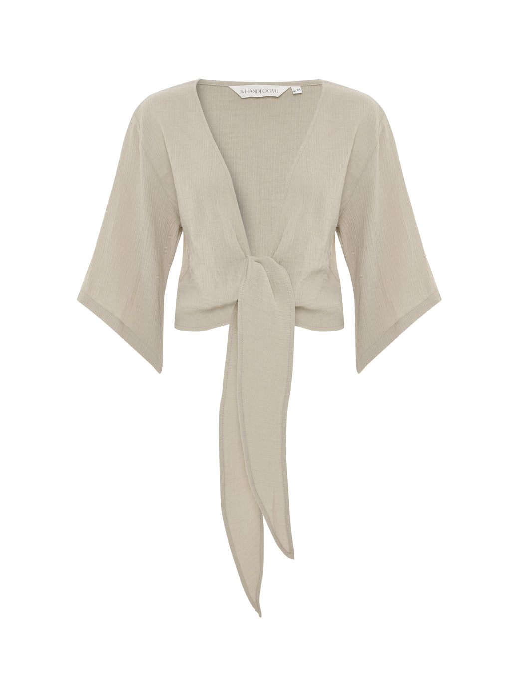 Aura Wrap Top - Oatmeal