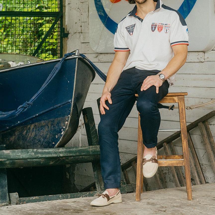 Men's Sandstone Suede Barca Yacht Loafer