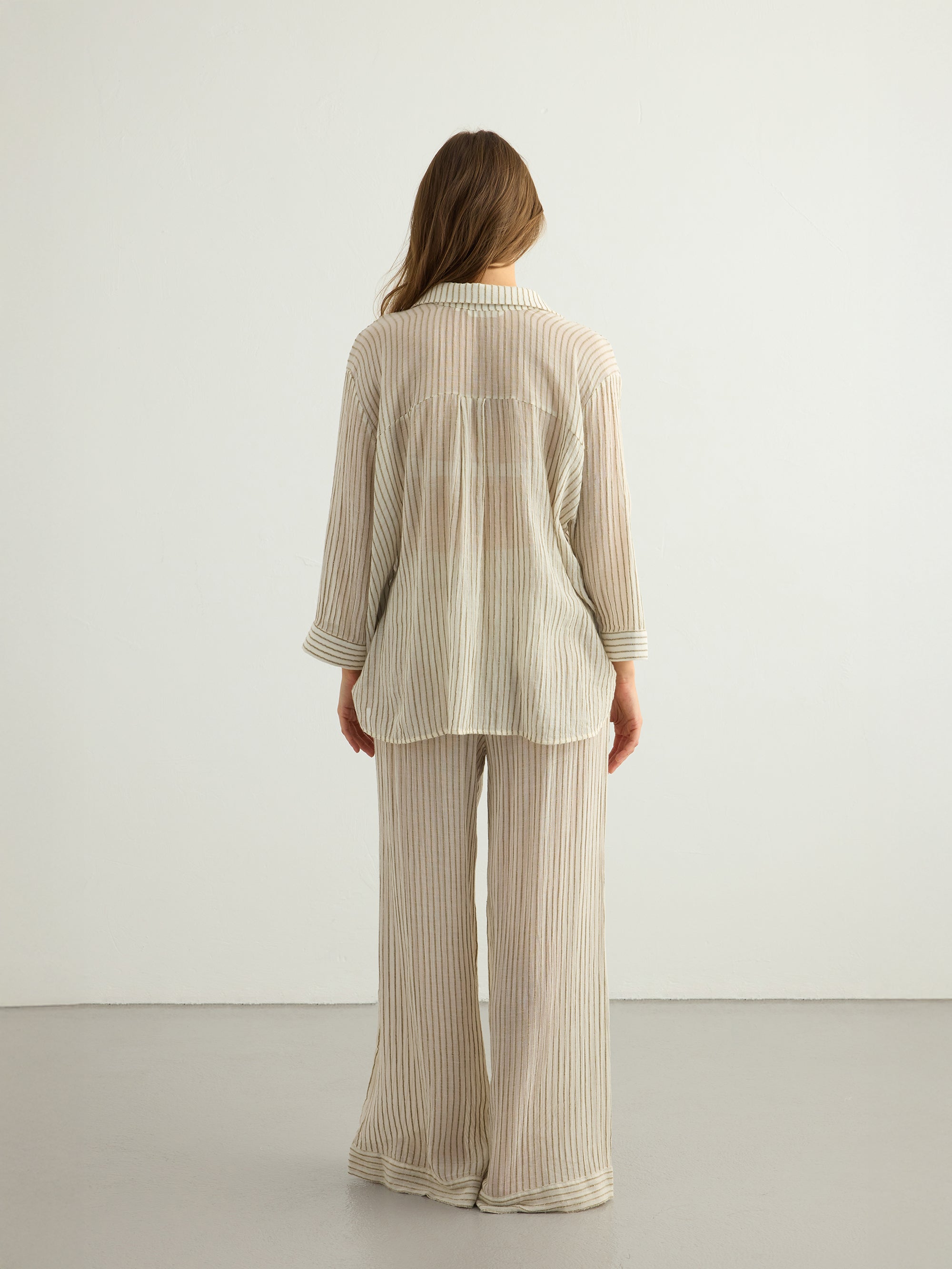 Voyage Set - Khaki Green Stripes