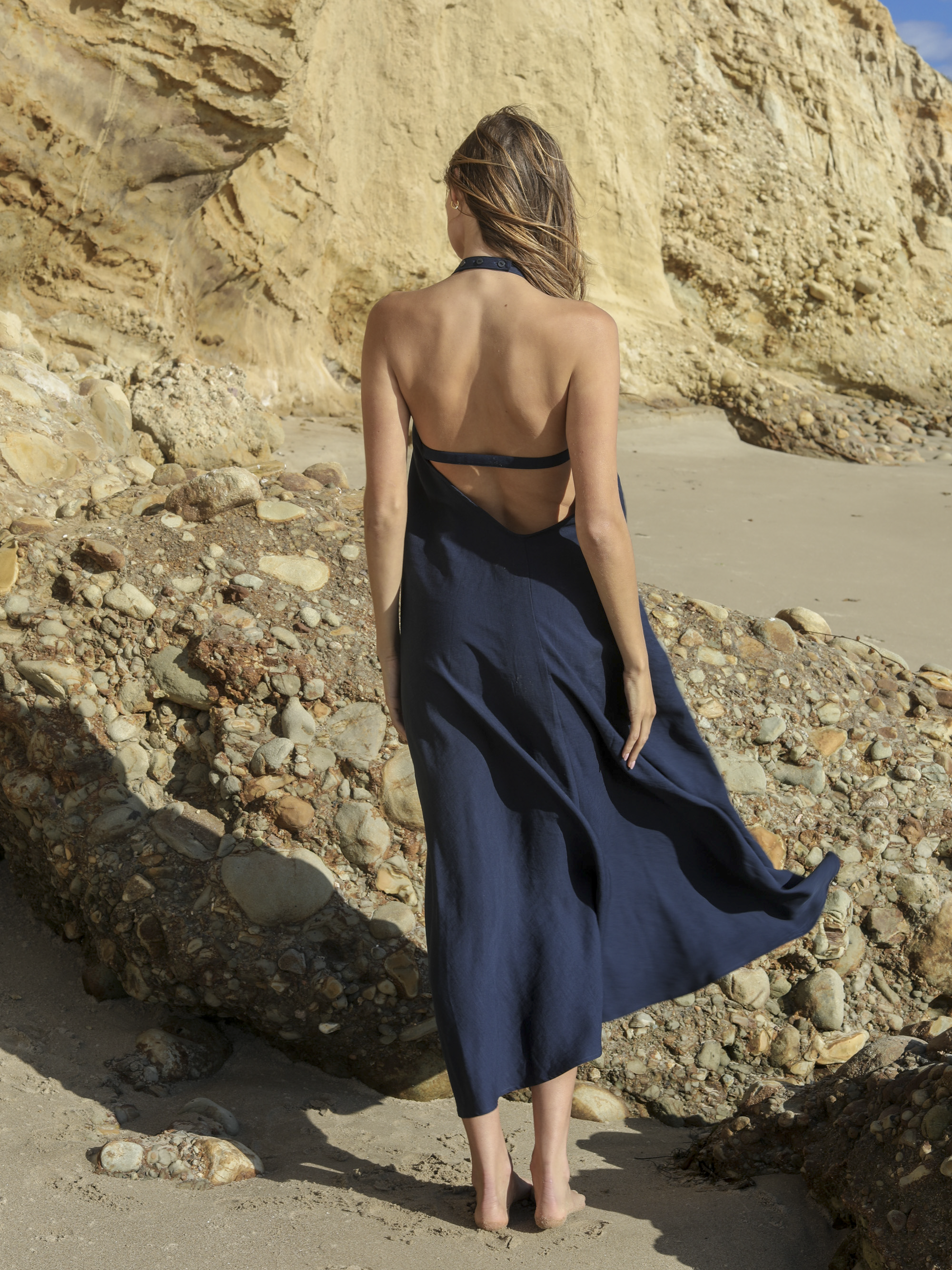 Zoe Maxi Dress - Navy