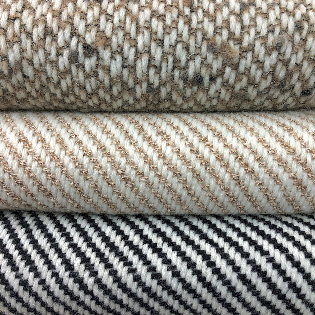 Peruvian Chunky Camel Stripe Alpaca Throw
