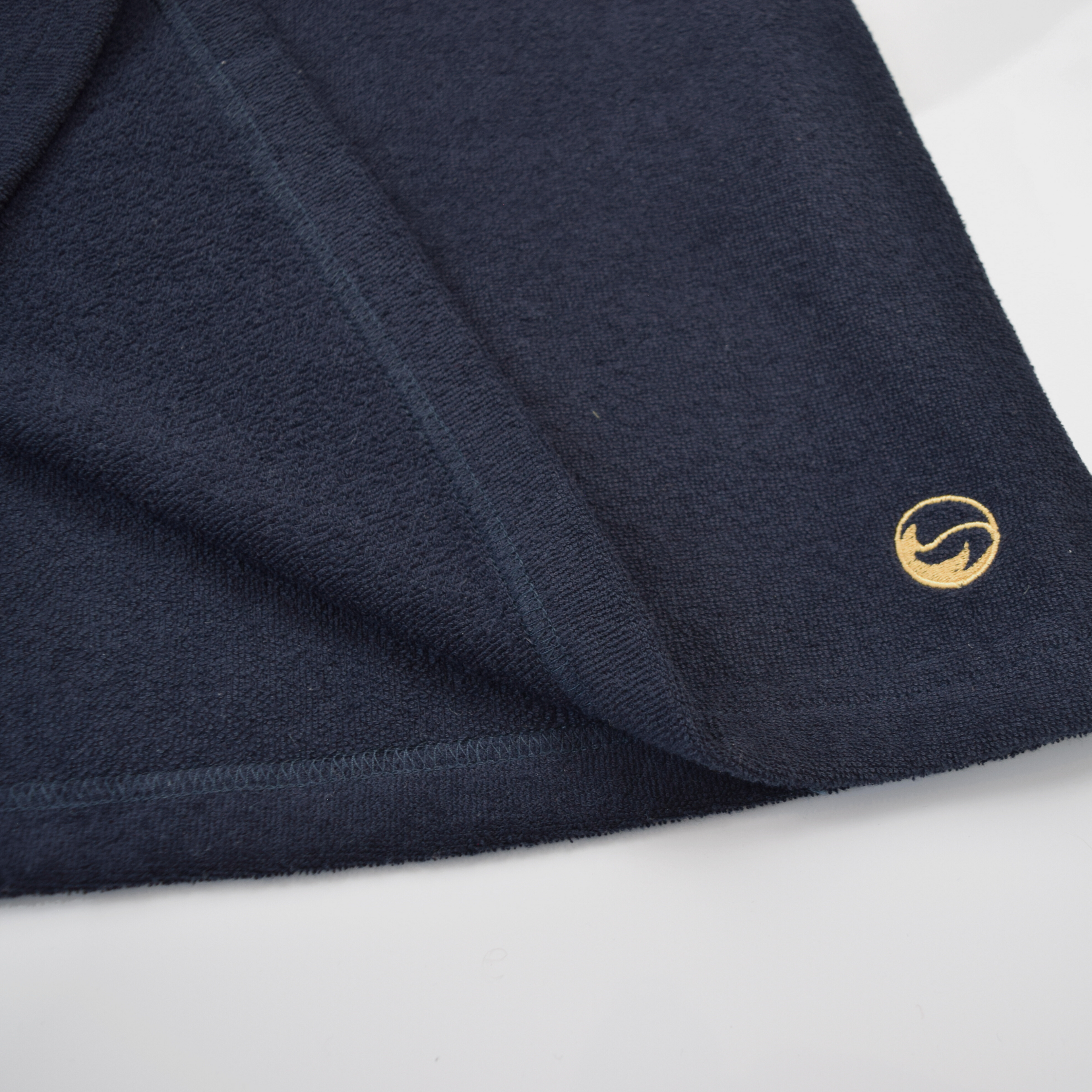 Navy Terry Cloth Polo Dress