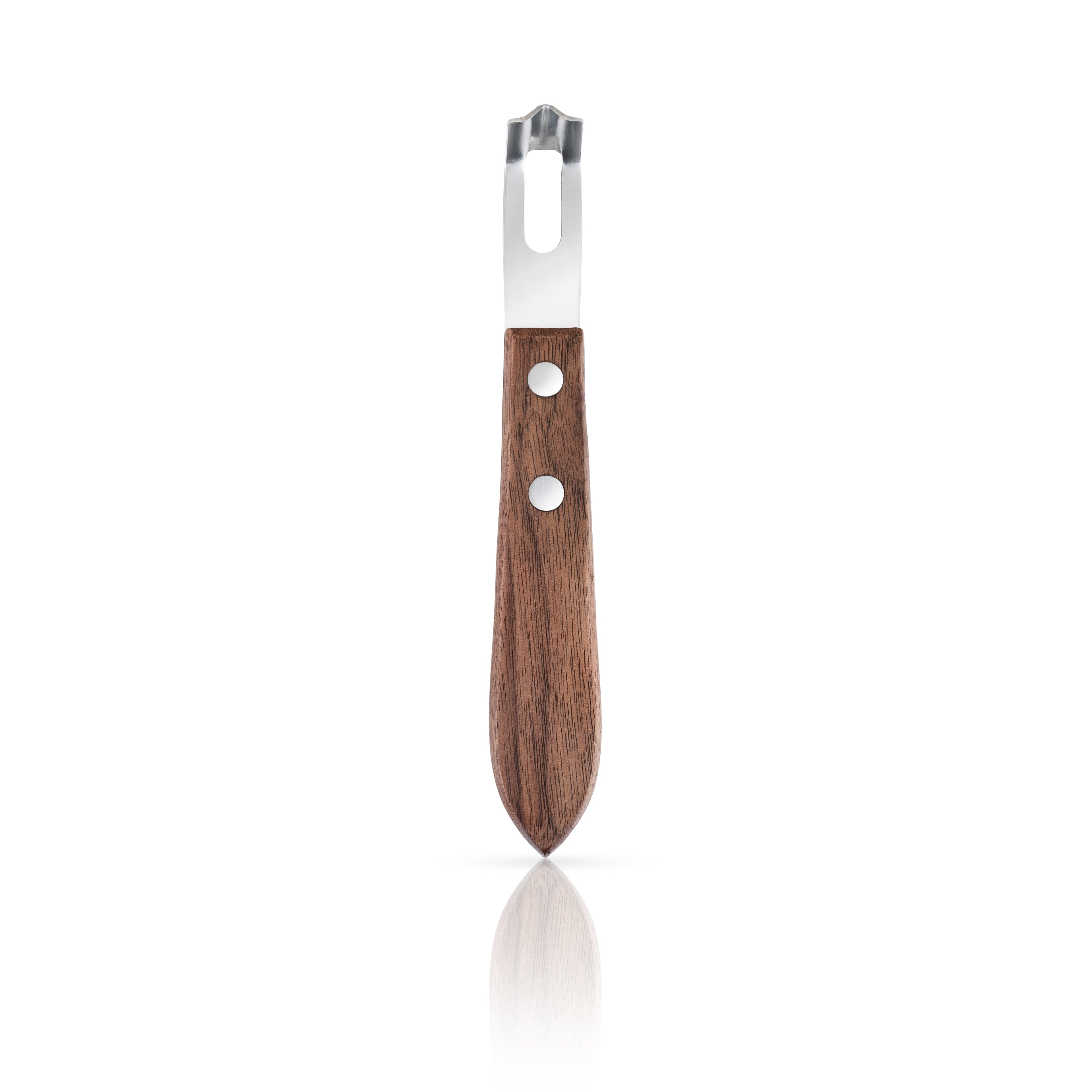 Professional Channel Knife with Walnut Wood Handle