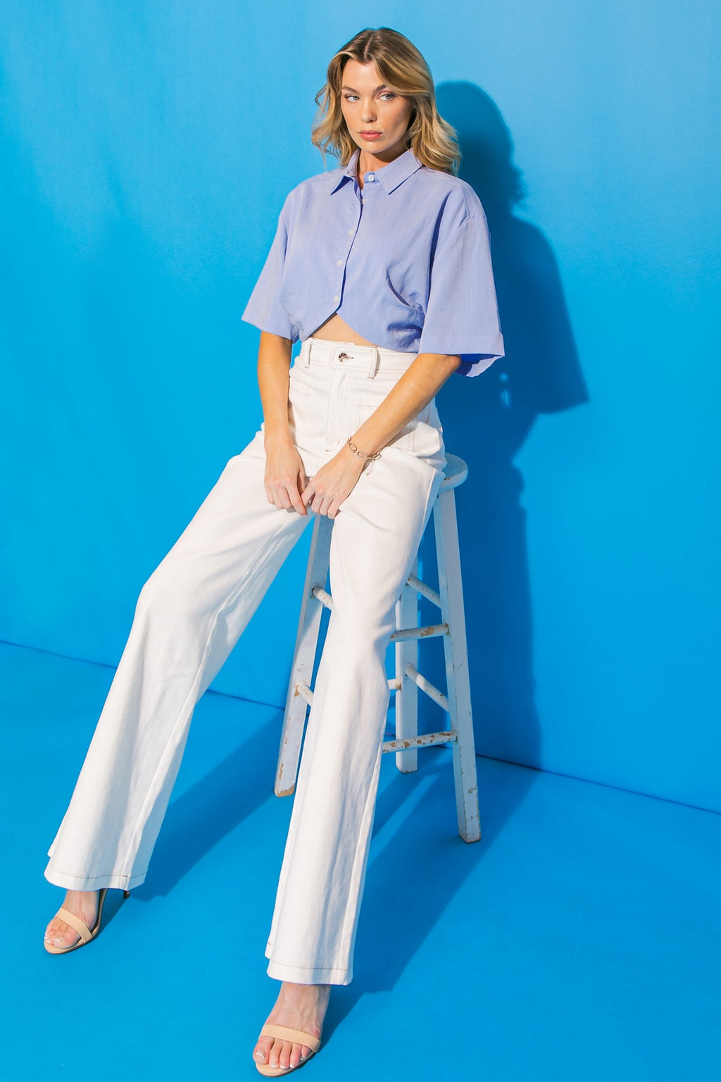MADE YOU LOOK BUTTON DOWN SHIRT