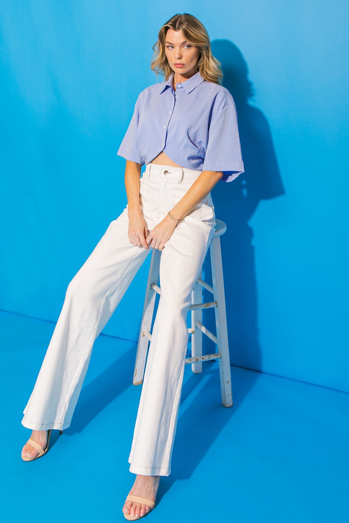 MADE YOU LOOK BUTTON DOWN SHIRT