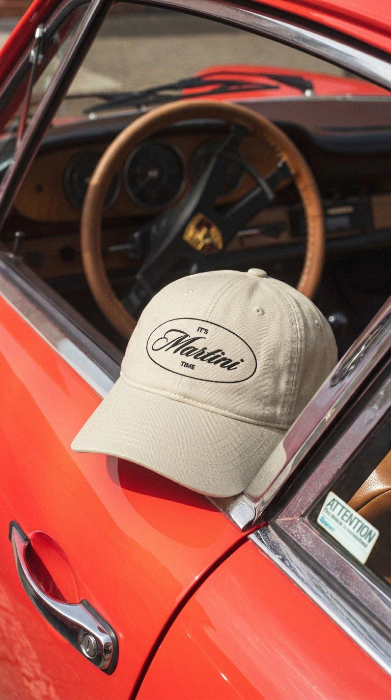 It's Martini Time Organic Cotton Dad Cap