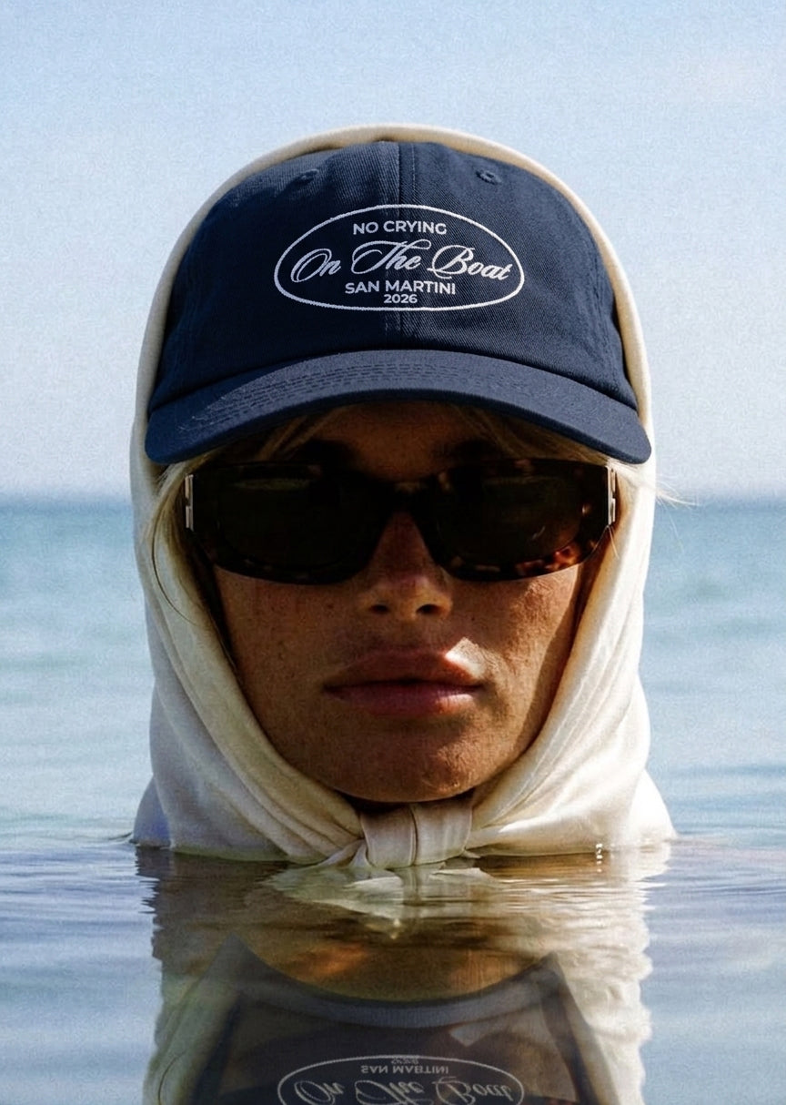 No Crying On The Boat Organic Dad Hat